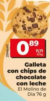 El Molino De Dia - Galleta Con Chips De Chocolate Con Leche