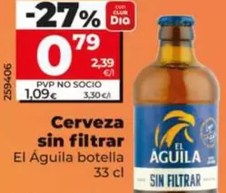 El Aguila - Cerveza Sin Filtrar