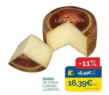 La Ermita - Queso De Oveja Curado