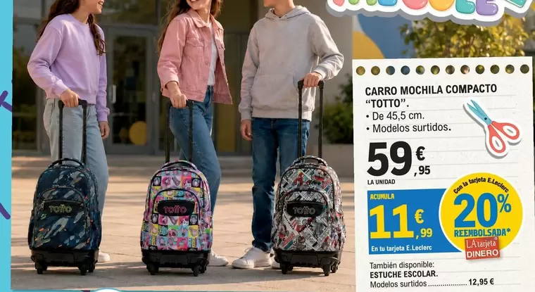 Totto - Carro Mochila Compacto