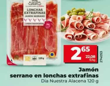 Dia Nuestra Alacena - Jamon Serrano En Lonchas Extrafinas