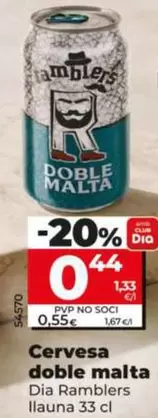 Dia Ramblers - Cerveza Doble Malta 