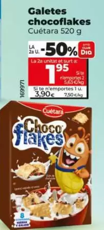 Cuétara - Galletas Chocoflakes 
