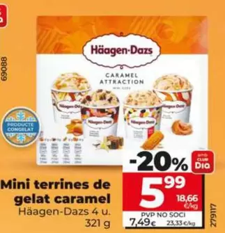 Häagen-Dazs - Mini Tarrinas De Helado Caramel 