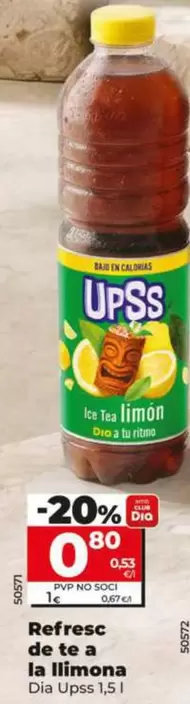 Dia Upss - Refresco De Te Al Limon