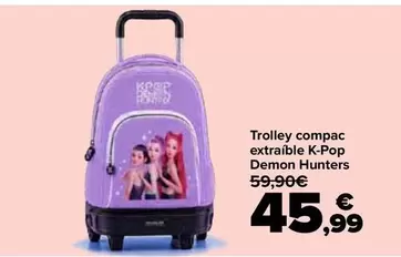 Trolley Compac Extraible K-Pop Demon Hunters