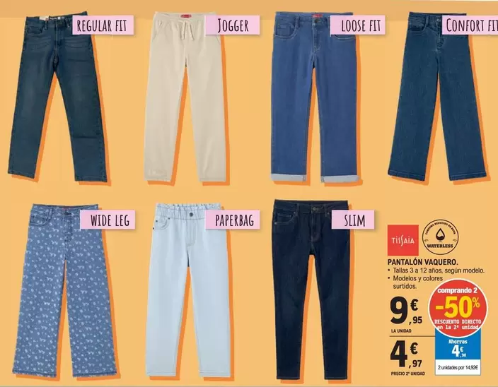 Tissaia - Pantalon Vaquero