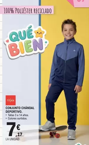 Tissaia - Conjunto Chandal Deportivo
