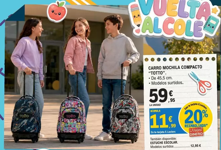 Totto - Carro Mochila Compacto