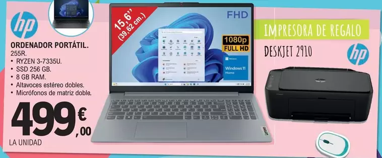 HP - Ordenador Portátil 255R