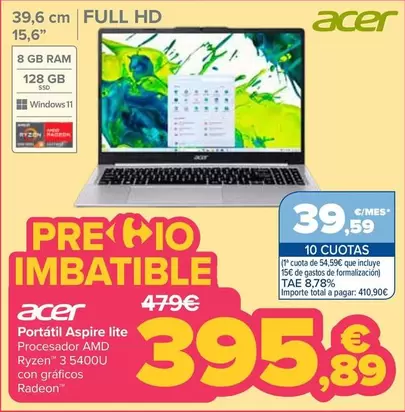 Acer - Portátil Aspire Lite