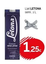 Letona - Llet Semi