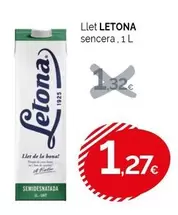Letona - Llet Sencera