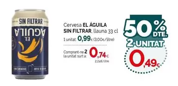 El Águila Negra - Cervesa Sin Filtrar