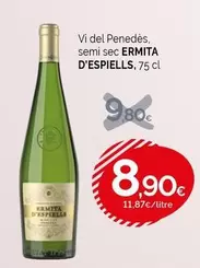Ermita Espiells - Vi Del Penedès, Semi Sec