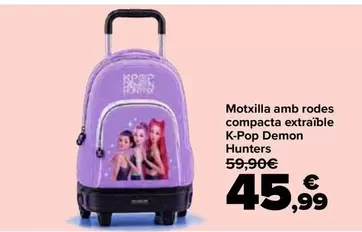 Trolley Compac Extraible K-Pop Demon Hunters