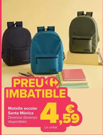 Mochila Escolar Santa Monica