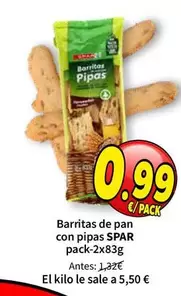Spar - Barritas De Pan Con Pipas