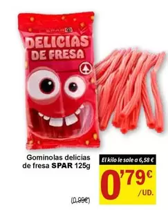 Spar - Gominolas Delicias De Fresa