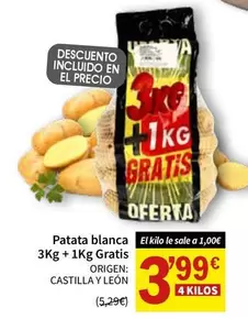 origen - Patata Blanca