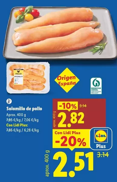 Solomillo De Pollo
