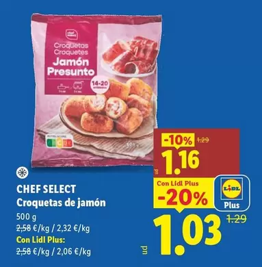 Chef Select - Croquetas De Jamon