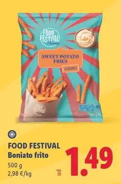Food Festival - Boniato Frito