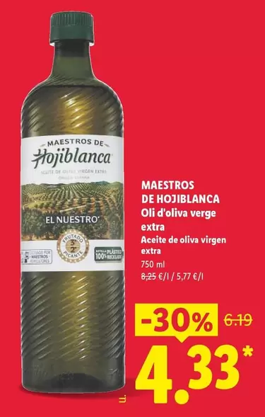 Maestros De Hojiblanca - Aceite De Oliva Virgen Extra