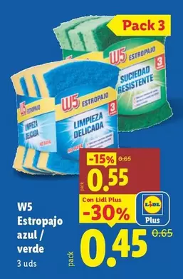 W5 - Estropajo Azul / Verde