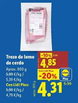 Trozo De Lomo De Cerdo