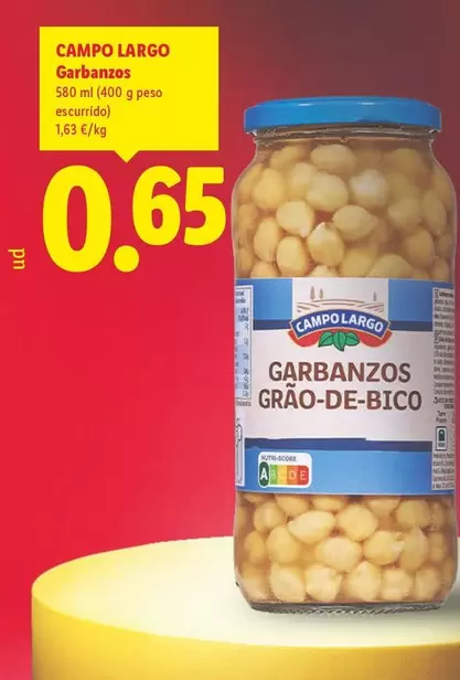 Campo Largo - Garbanzos