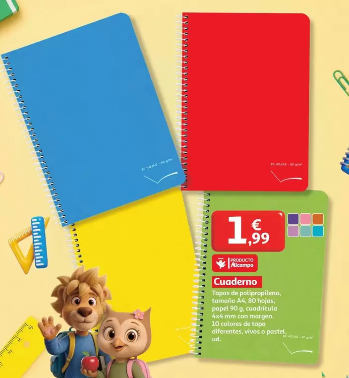 alcampo - Caaderno