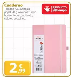alcampo - Cuaderno