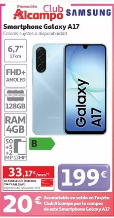 alcampo - Smartphone Galaxy A17