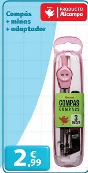 alcampo - Compas + Minas + Adaptador