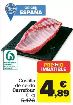carrefour - Costilla De Cerdo