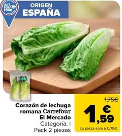 carrefour - Corazón De Lechuga Romana El Mercado