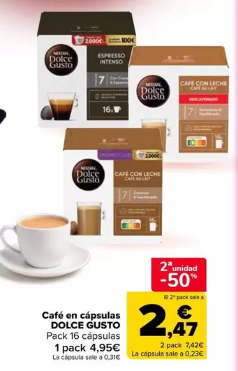 Dolce Gusto - Café En Cápsulas