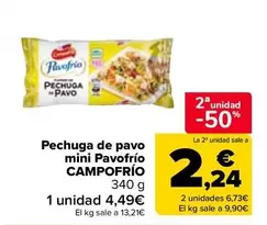 Campofrío - Pechuga De Pavo Mini Pavofrio