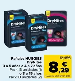 Huggies - Pañales Drynites