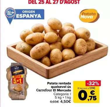 carrefour - Patata Rentada Qualsevol Us El Mercado