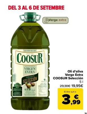Coosur - Oli D'oliva Verge Extra Selección