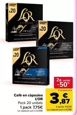 l'or - Cafe En Capsules