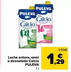 Puleva - Leche Entera, Semi O Desnatada Calcio