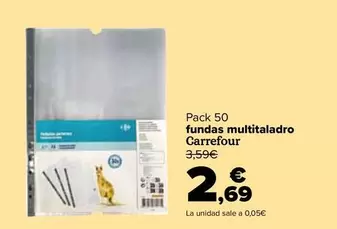 carrefour - pack 50 fundas multitaladro