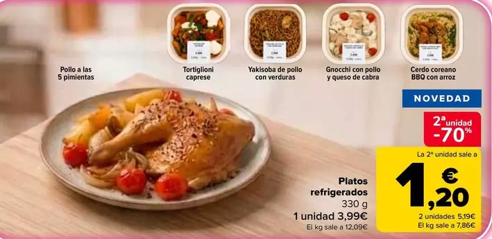 Platos Refrigerados