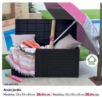 ARCÓN PVC ANTRACITA - 240L 53X115X45CM