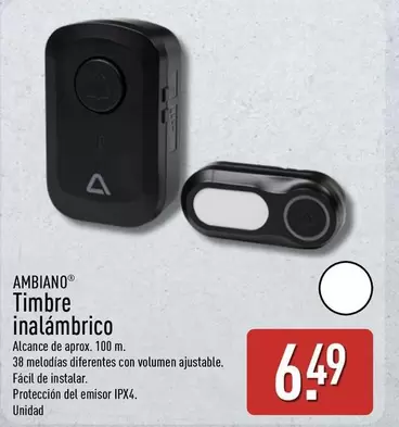 Ambiano - Timbre Inalambrico