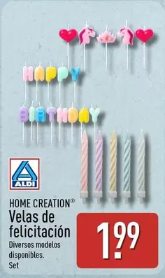 aldi - Velas De Felicitacion