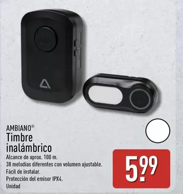 Ambiano - Timbre Inalámbrico